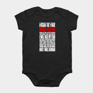 Dune Litany Against Fear Baby Bodysuit